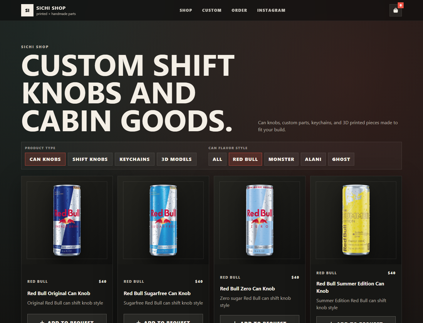Sichi Shop desktop screenshot